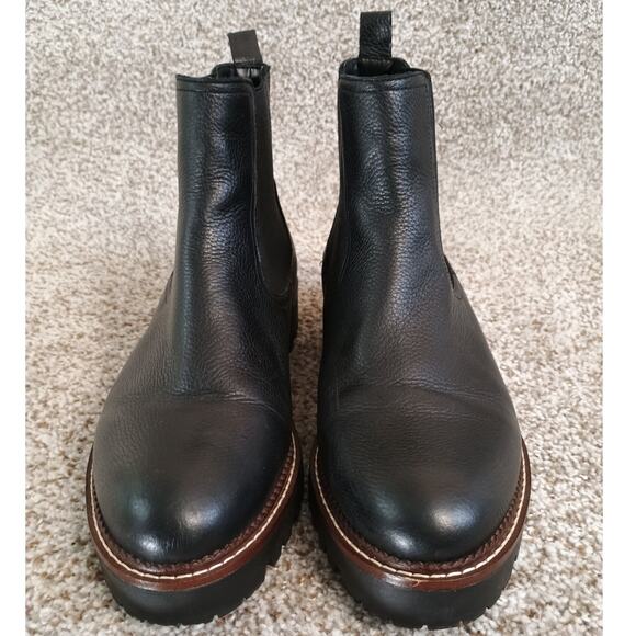 Caslon Women’s Miller Chelsea Boots Sz 11 Black Leather Water Resistant - Picture 1 of 10